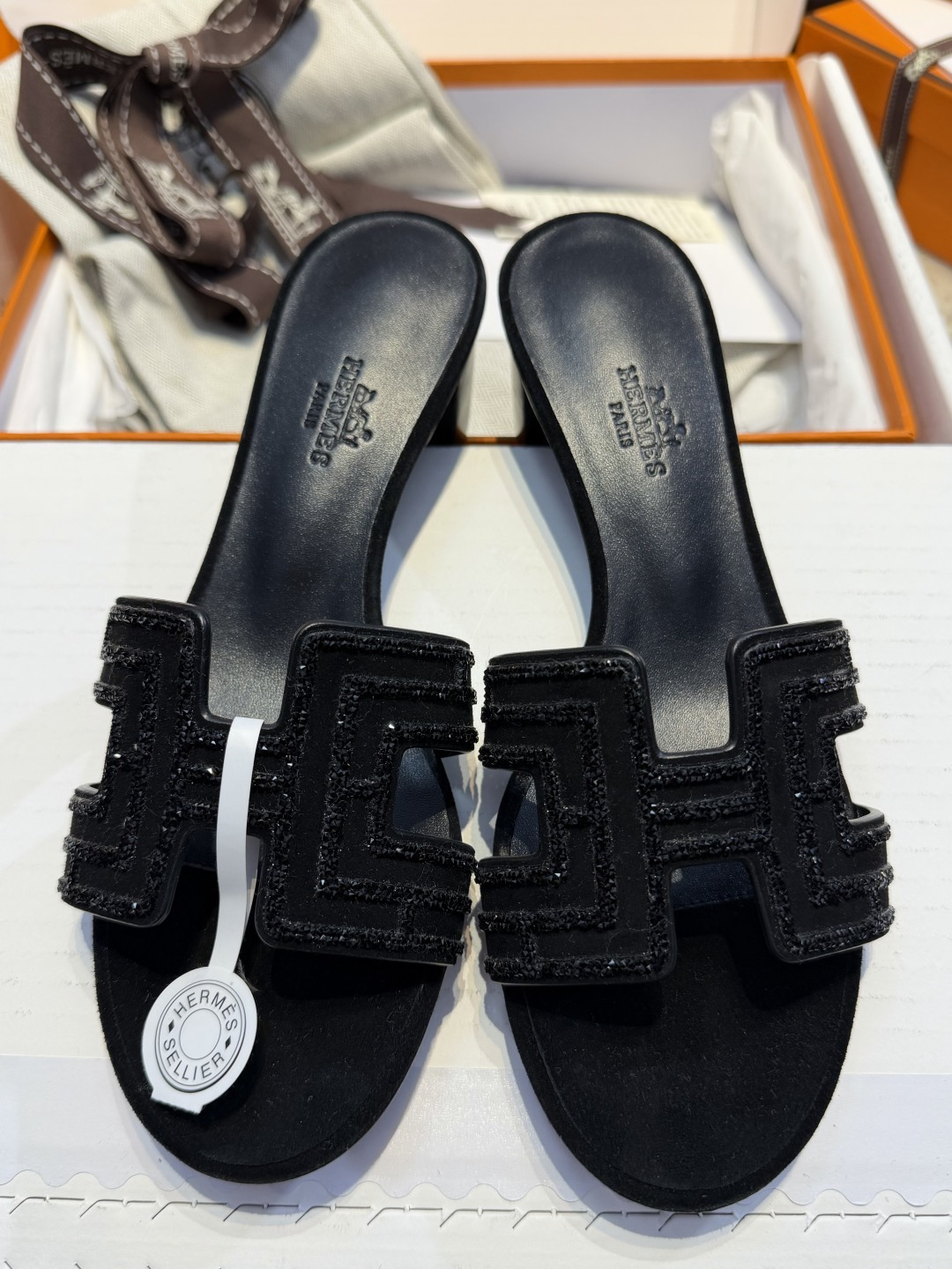 에르메스 H 슬리퍼