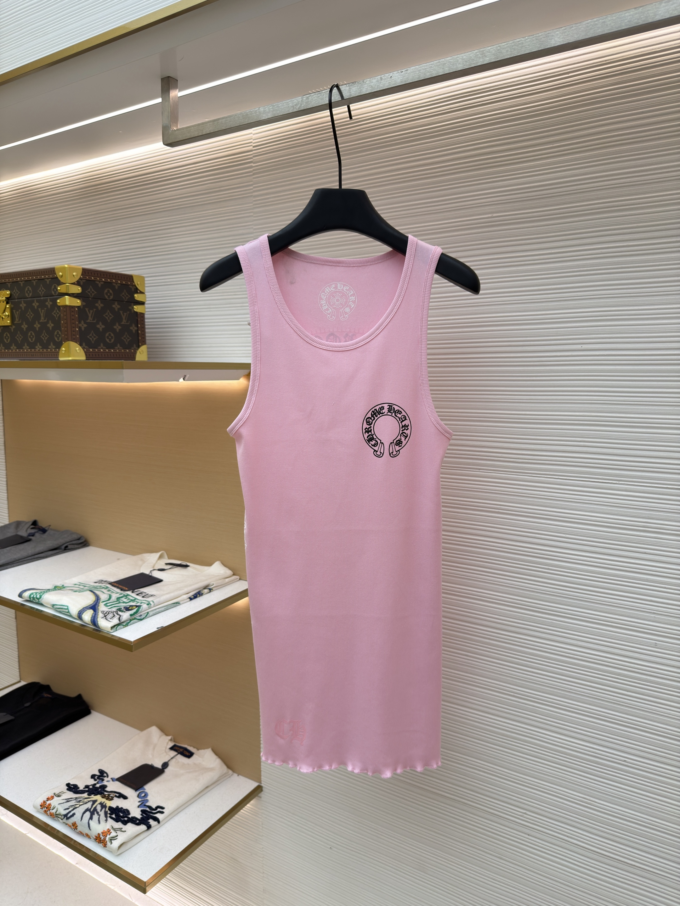 크롬하츠 홀스슈 립 탱크탑