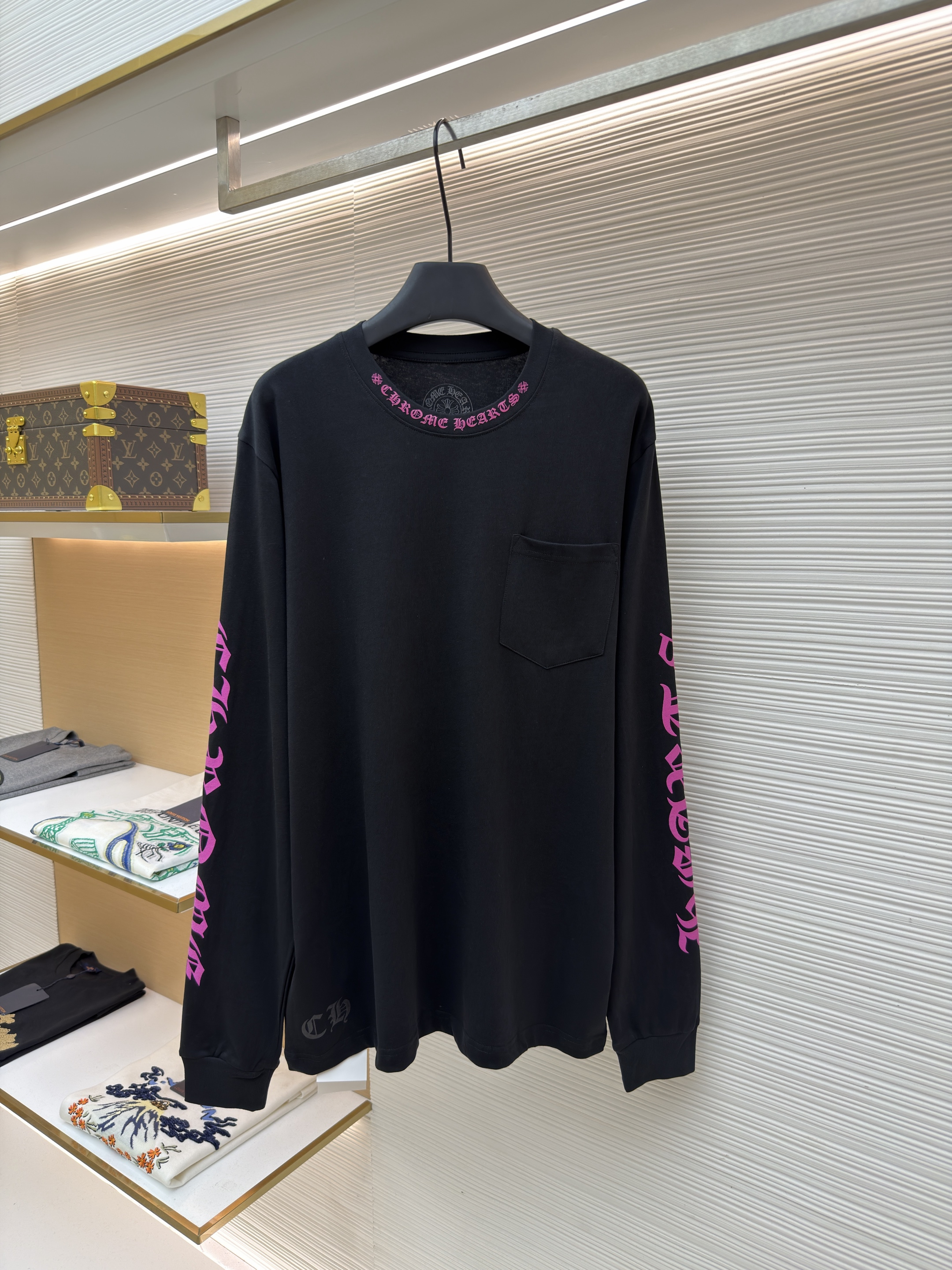 클로이 하트 남녀 긴팔 티셔츠