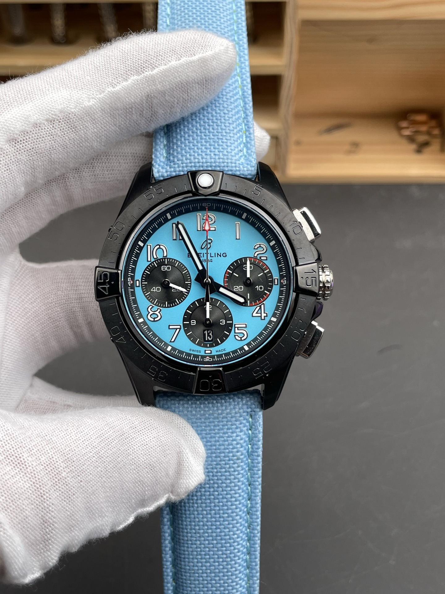 BLS l 7750 l  42mm l Breitling Avenger B01 Chronograph  Night Mission