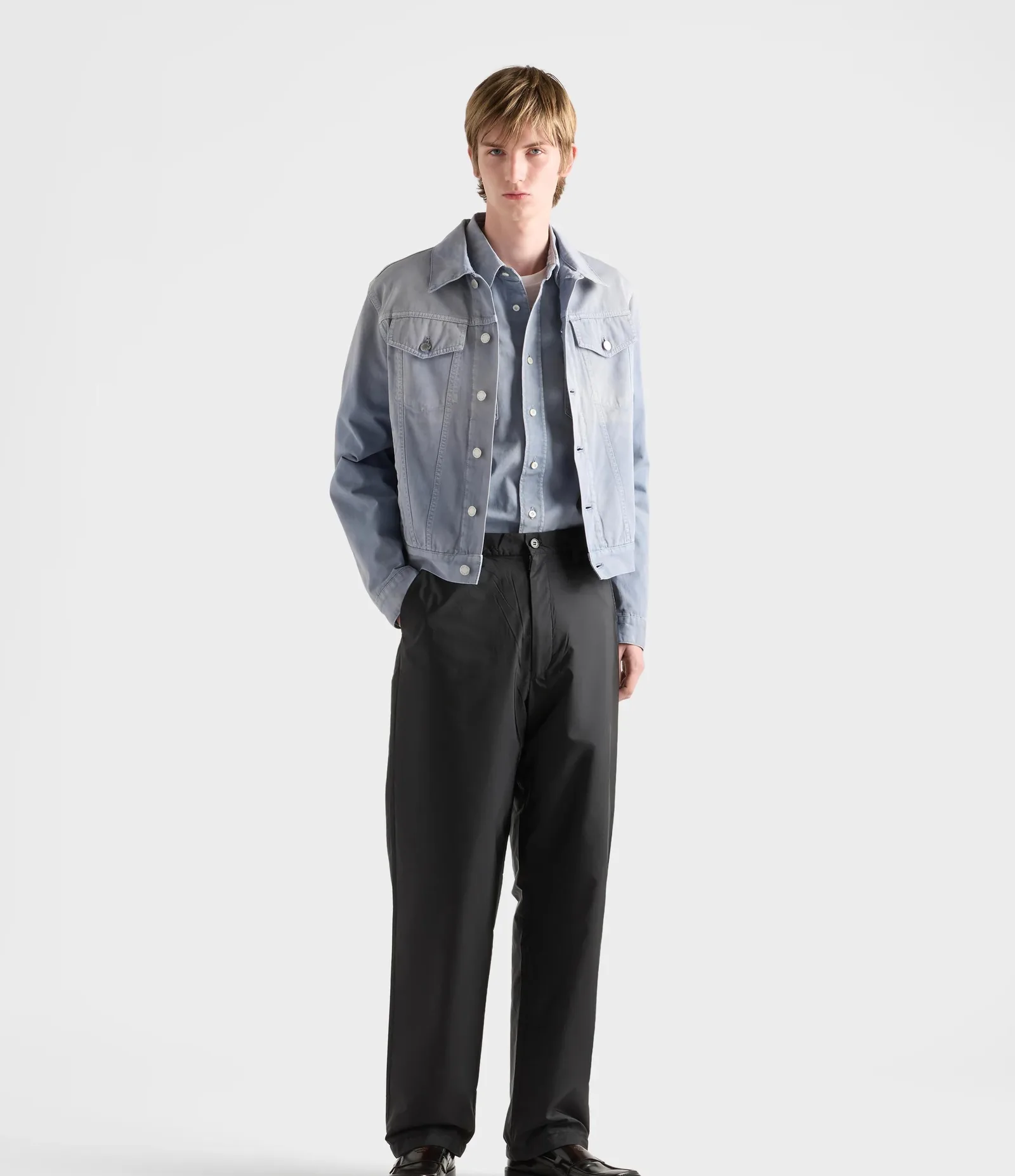 Prada logo-detail Trousers