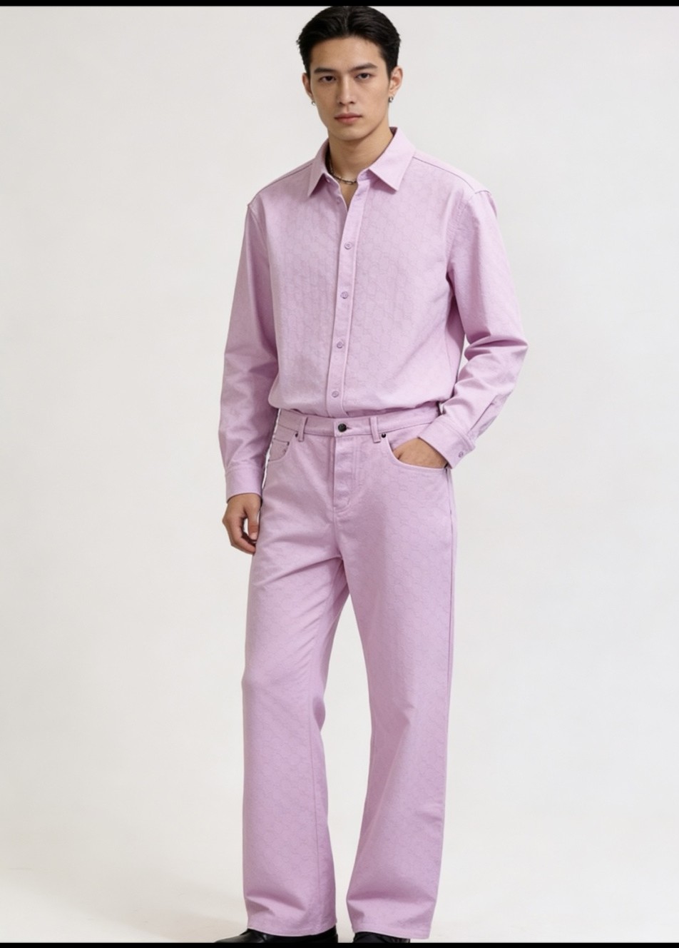 구찌 자카드  바지