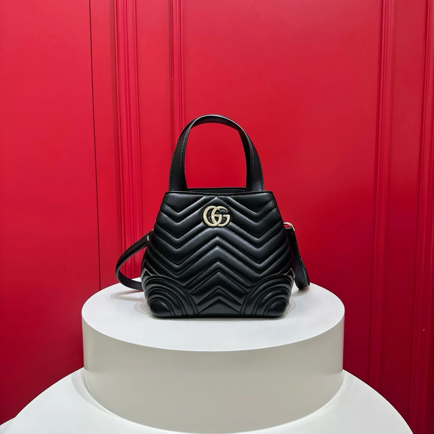 구찌 [GG 마몽] 스몰 토트백 8437386  18cm x18cm x  12.5cm