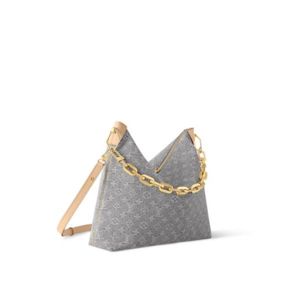 루이비통Coussin Hobo MM Monogram Denim  M13390